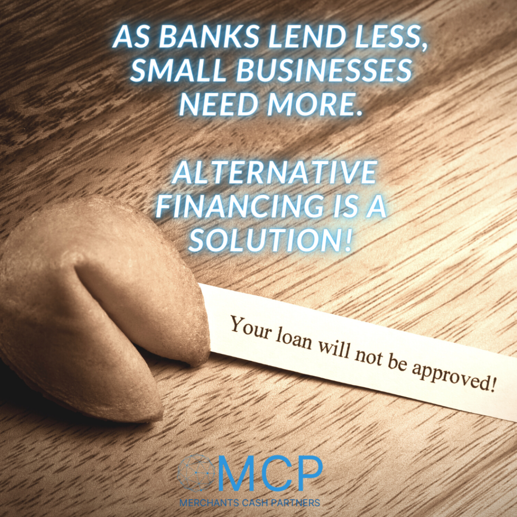 “As Banks Lend Less Money, Small Businesses Need More.”